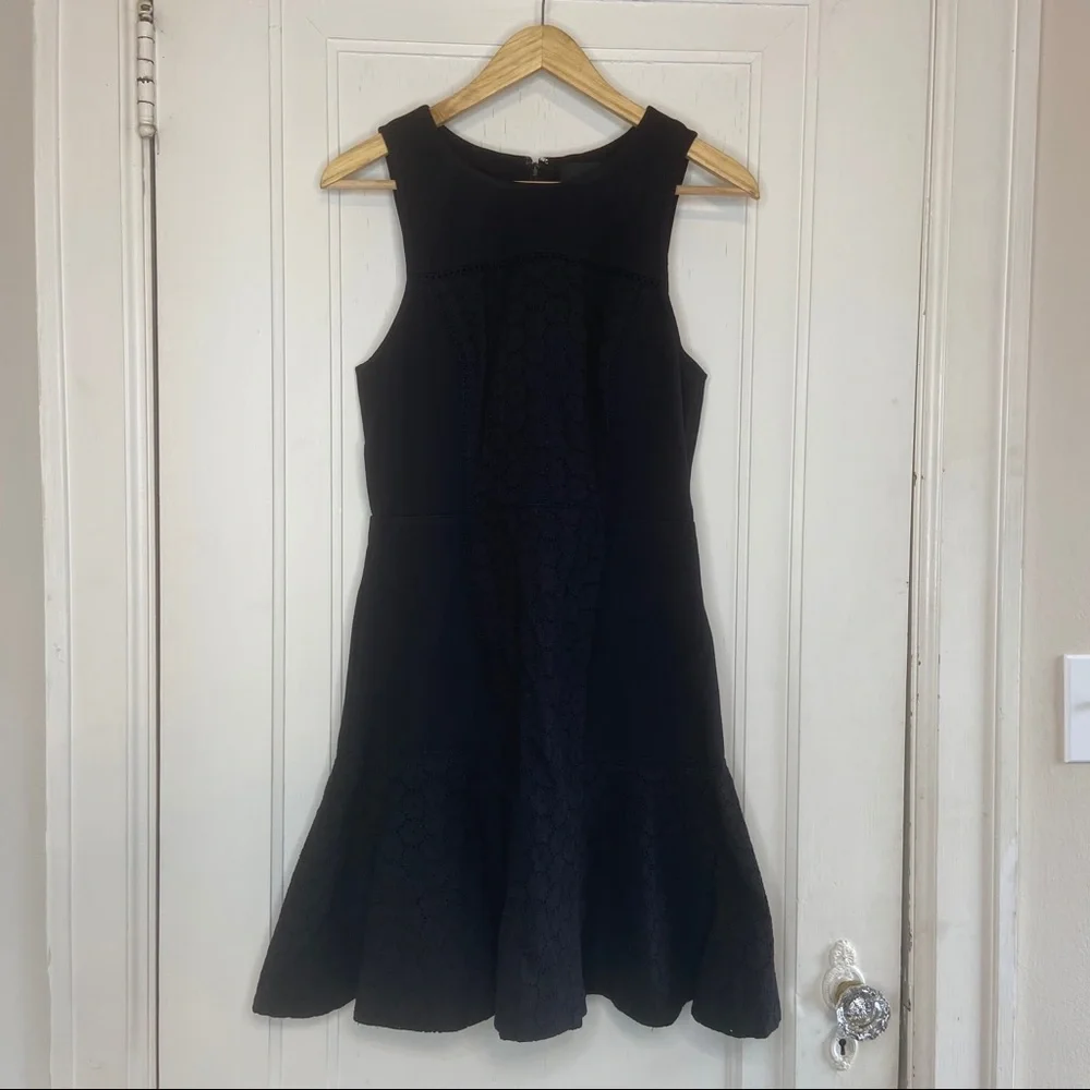 J. Crew Collection Paneled Eyelet Dress